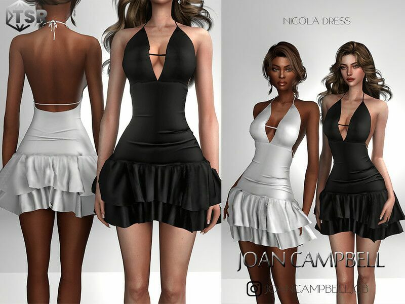 Nicola Dress Sims 4 CC