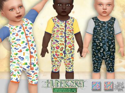 Numbers Pajamas Sims 4 CC