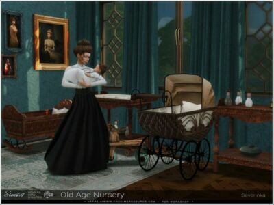 OLD AGE Nursery Sims 4 CC