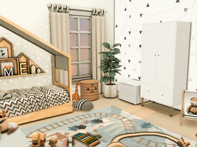 sims 4 cc olive kids bedroom tsr only cc by xogerardine 3