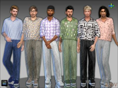 Outfits For Male Adults Sims 4 CC