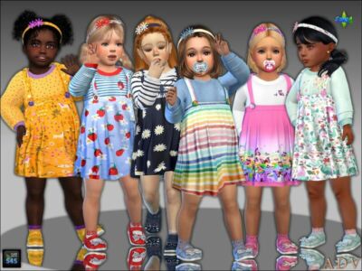 Outfits For Toddler Girls Sims 4 CC