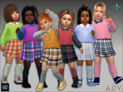 Outfits For Toddler Girls Sims 4 CC