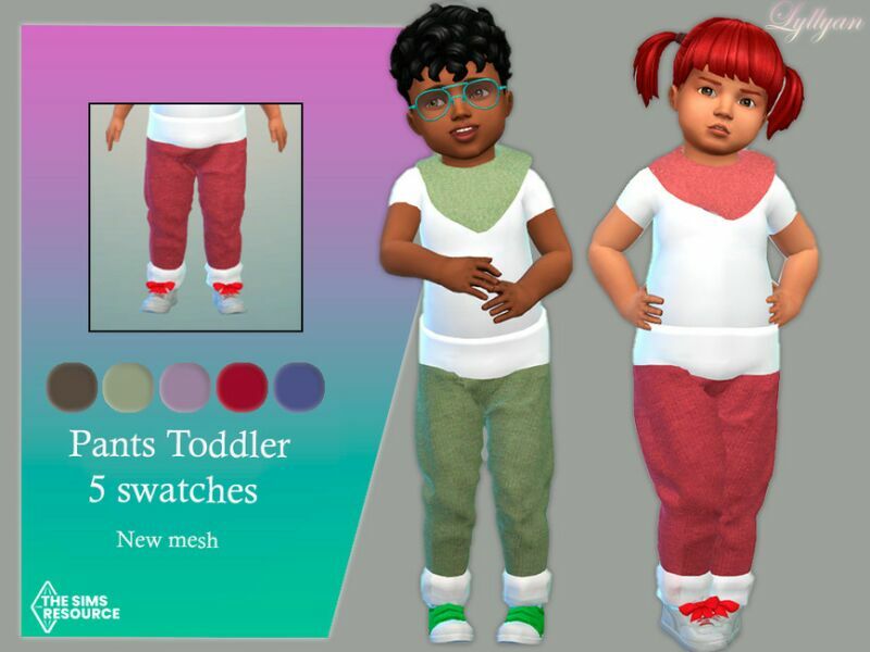 Pants Toddler Love By Lyllyan Sims 4 CC