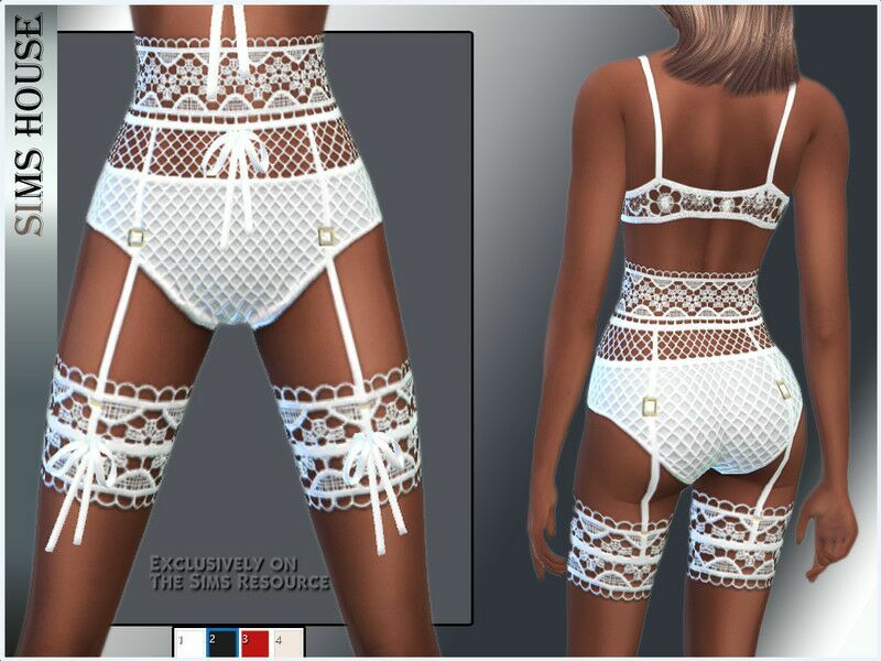 Pants With Belt / Sleepwear Sims 4 CC