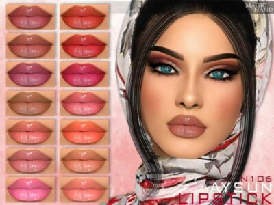 [Patreon] Aysun Lipstick N106 By Magichand Sims 4 CC