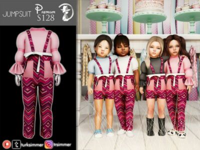 [Patreon] (Early Access) Jumpsuit S128 By Turksimmer Sims 4 CC