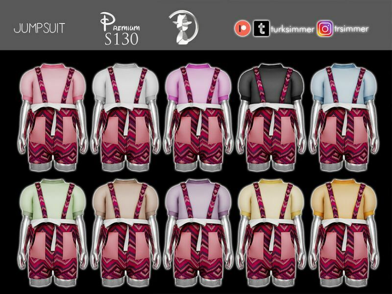 sims 4 cc patreon early access jumpsuit s130 by turksimmer 2