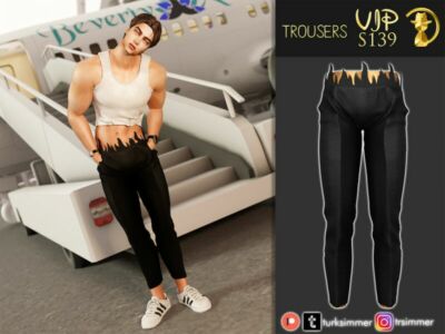 [Patreon] (Early Access) Trousers S139 By Turksimmer Sims 4 CC