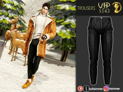 [Patreon] (Early Access) Trousers S143 By Turksimmer Sims 4 CC