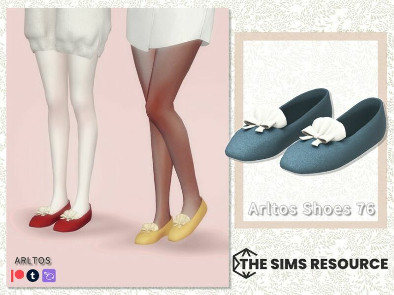 Peas Shoes / 76 By Arltos Sims 4 CC