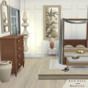 RED Nile – Bedroom By Bostyny Sims 4 CC