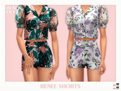 Renee Shorts Sims 4 CC