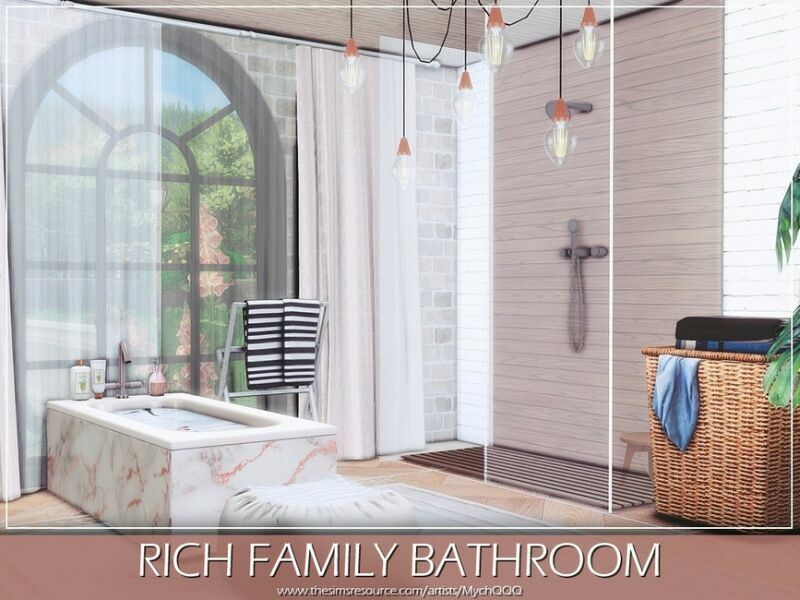 sims 4 cc rich family bathroom by mychqqq 3