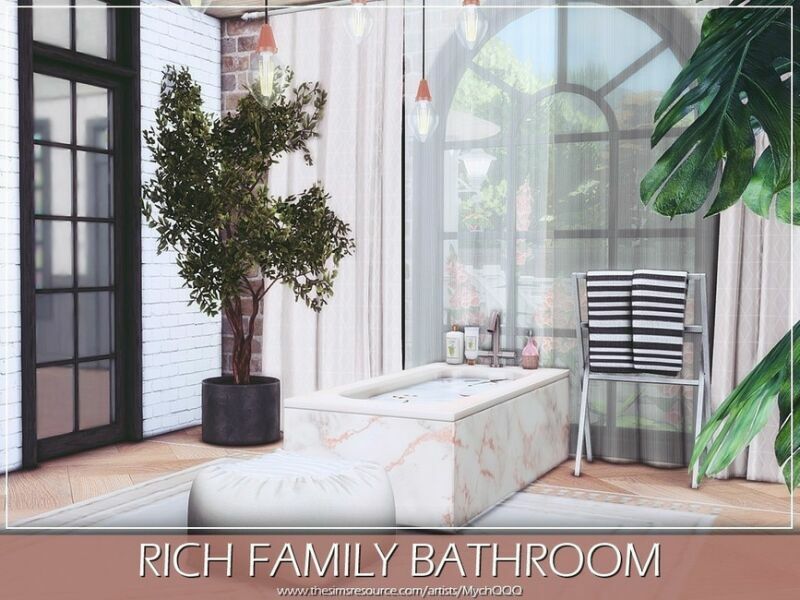 sims 4 cc rich family bathroom by mychqqq 4