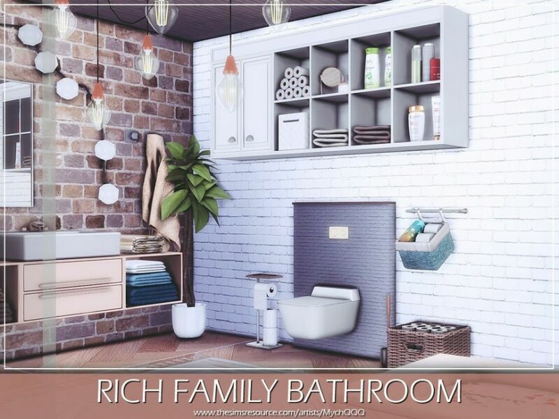 sims 4 cc rich family bathroom by mychqqq 5