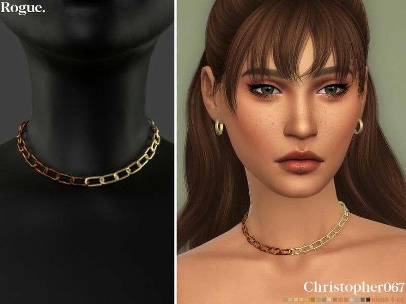 Rogue Necklace By Christopher067 Sims 4 CC