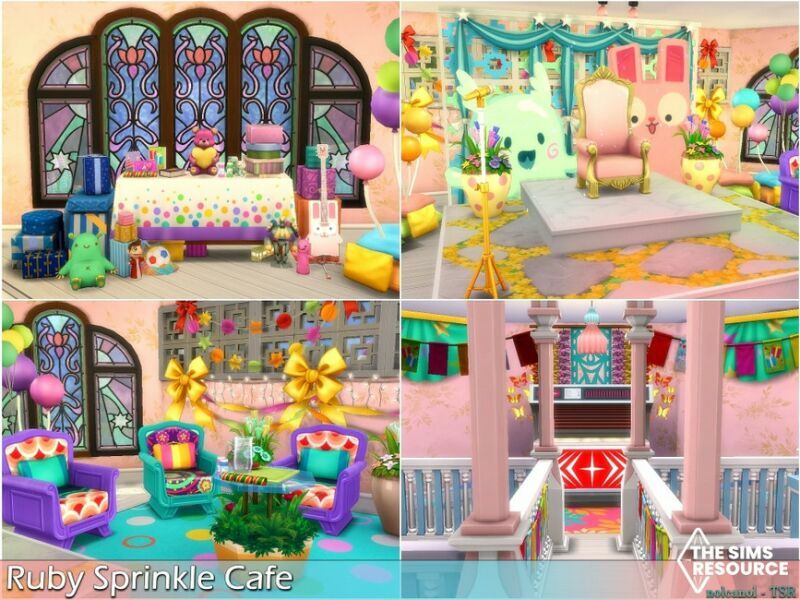 sims 4 cc ruby sprinkle cafe no cc by nolcanol 4