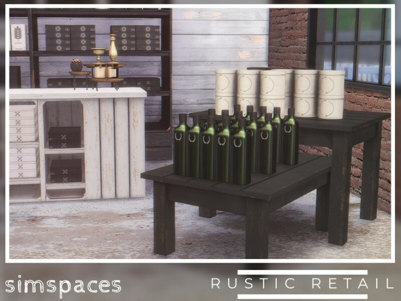 Rustic Retail By Simspaces Sims 4 CC Download