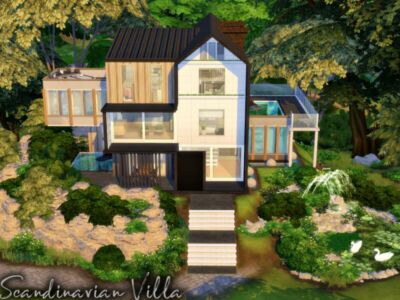 Scandinavian Villa | Nocc By Simzmora Sims 4 CC