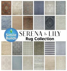 Serena & Lily RUG Collection CC By Similebuilds Sims 4 CC