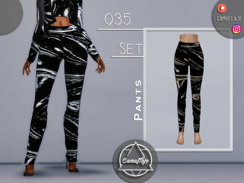 SET 035 – Pants By Camuflaje Sims 4 CC