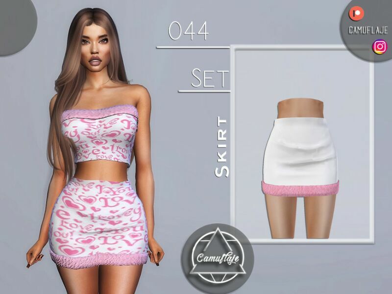 SET 044 – Skirt By Camuflaje Sims 4 CC