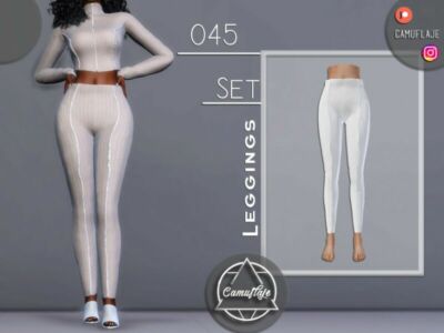 SET 045 – Leggings By Camuflaje Sims 4 CC