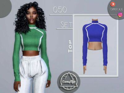 SET 050 – TOP By Camuflaje Sims 4 CC