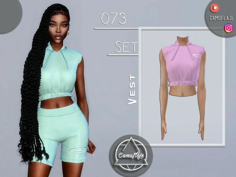 SET 073 – Vest By Camuflaje Sims 4 CC