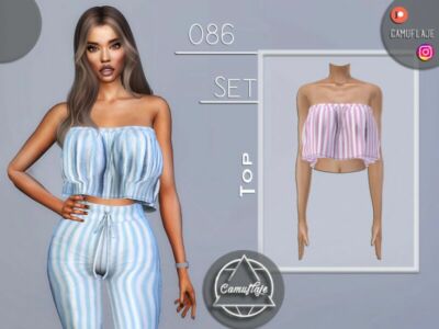 SET 086 – TOP By Camuflaje Sims 4 CC