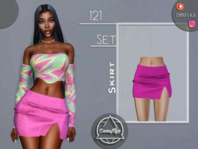 SET 121 – Skirt By Camuflaje Sims 4 CC