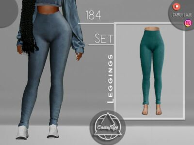 SET 184 – Leggings By Camuflaje Sims 4 CC