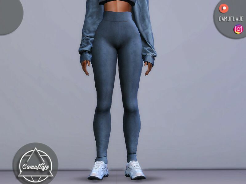 sims 4 cc set 184 leggings by camuflaje 2