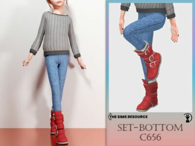 Set-Bottom C656 By Turksimmer Sims 4 CC