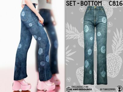 Set-Bottom C816 By Turksimmer Sims 4 CC