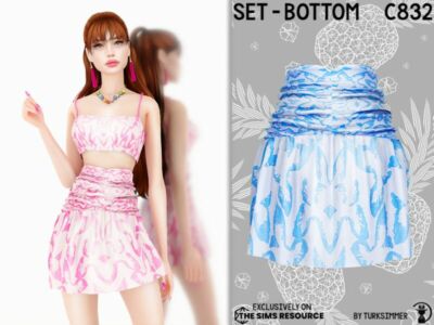 Set-Bottom C832 By Turksimmer Sims 4 CC