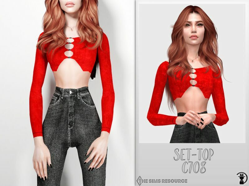 Set-Top C708 By Turksimmer Sims 4 CC