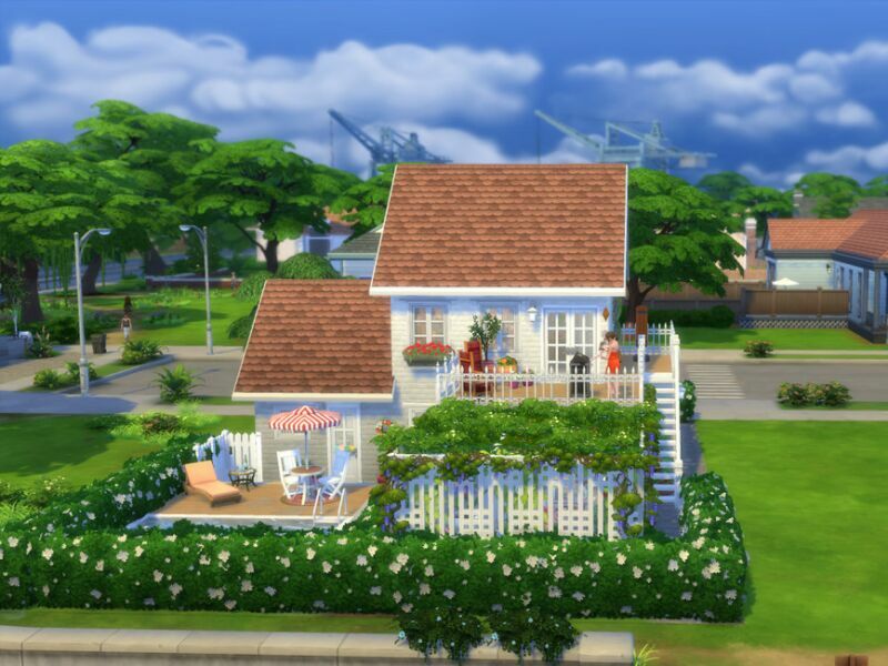 Shared Cottage NO CC By SGK45 Sims 4 CC