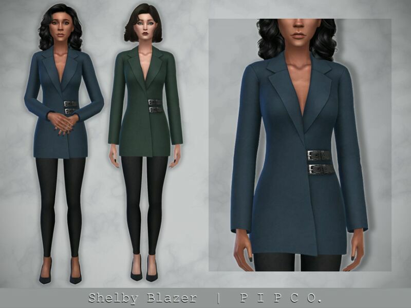 Shelby Blazer. By Pipco Sims 4 CC