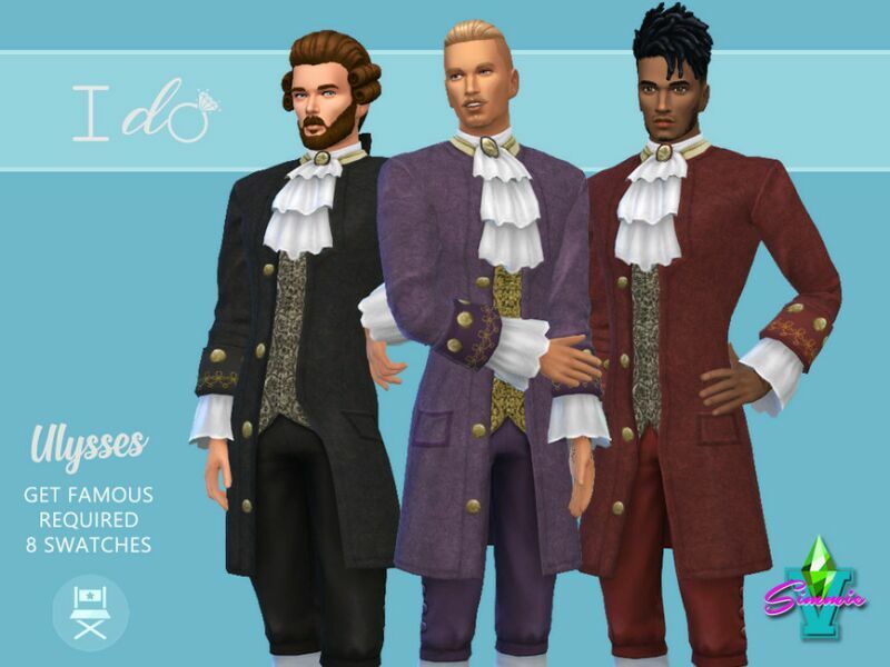 Simmiev I DO Ulysses Outfit By Simmiev Sims 4 CC