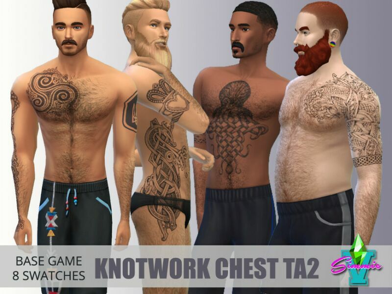 Simmiev Knotwork Chest TA2 By Simmiev Sims 4 CC