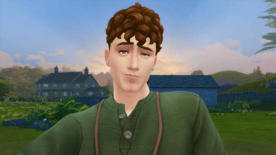 sims 4 cc simon greene freckled lad dreaming of the countryside no cc no mods no sliders by jakemeup 3