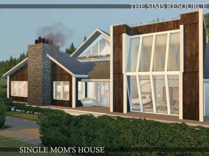 sims 4 cc single moms house cc only tsr by simzmora 2