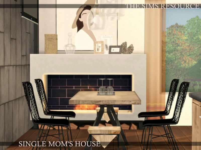 sims 4 cc single moms house cc only tsr by simzmora 4