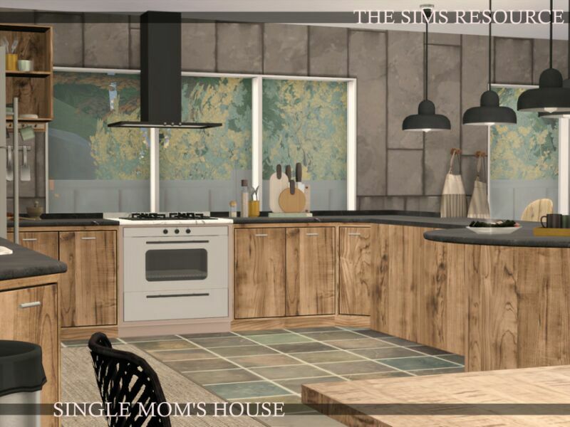 sims 4 cc single moms house cc only tsr by simzmora 6