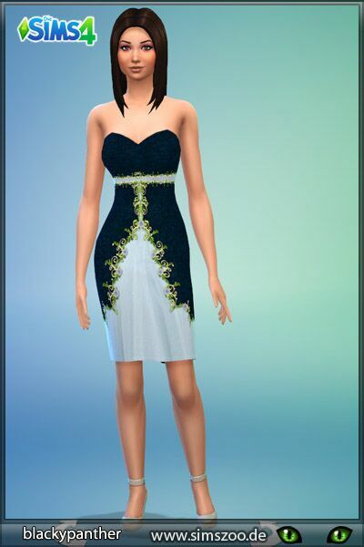 Spring Dress 1 By Blackypanther Sims 4 CC