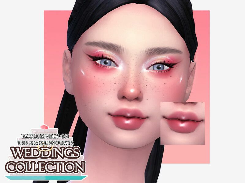 Spring Wedding Lipstick Sims 4 CC