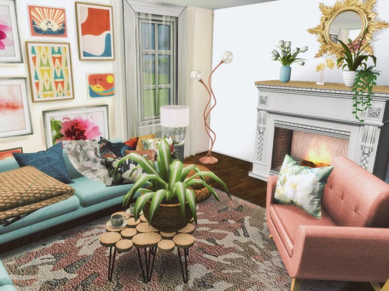 sims 4 cc springtouch livingroom only tsr cc by genkaiharetsu 4