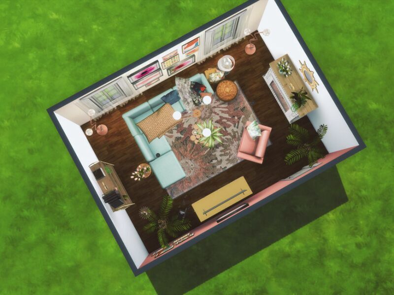 sims 4 cc springtouch livingroom only tsr cc by genkaiharetsu 6